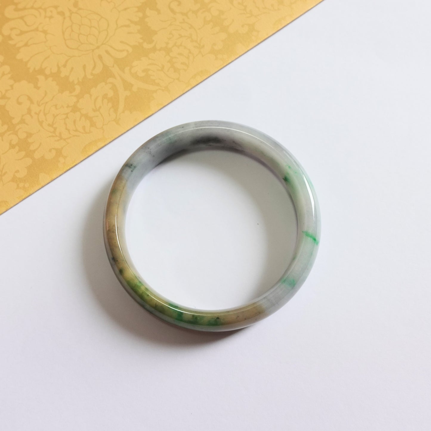 翡翠#STC417-三彩貴妃福鐲