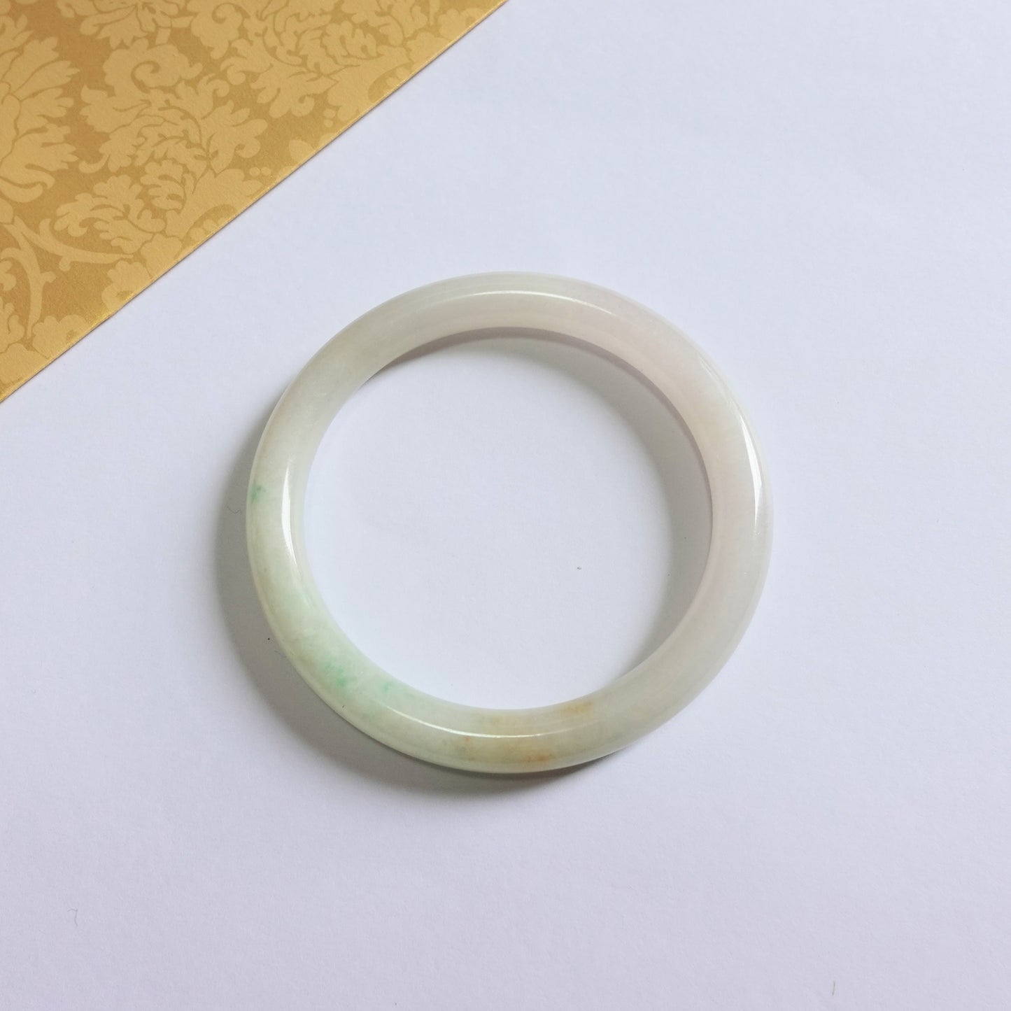 翡翠#STC415-三彩圓條手鐲