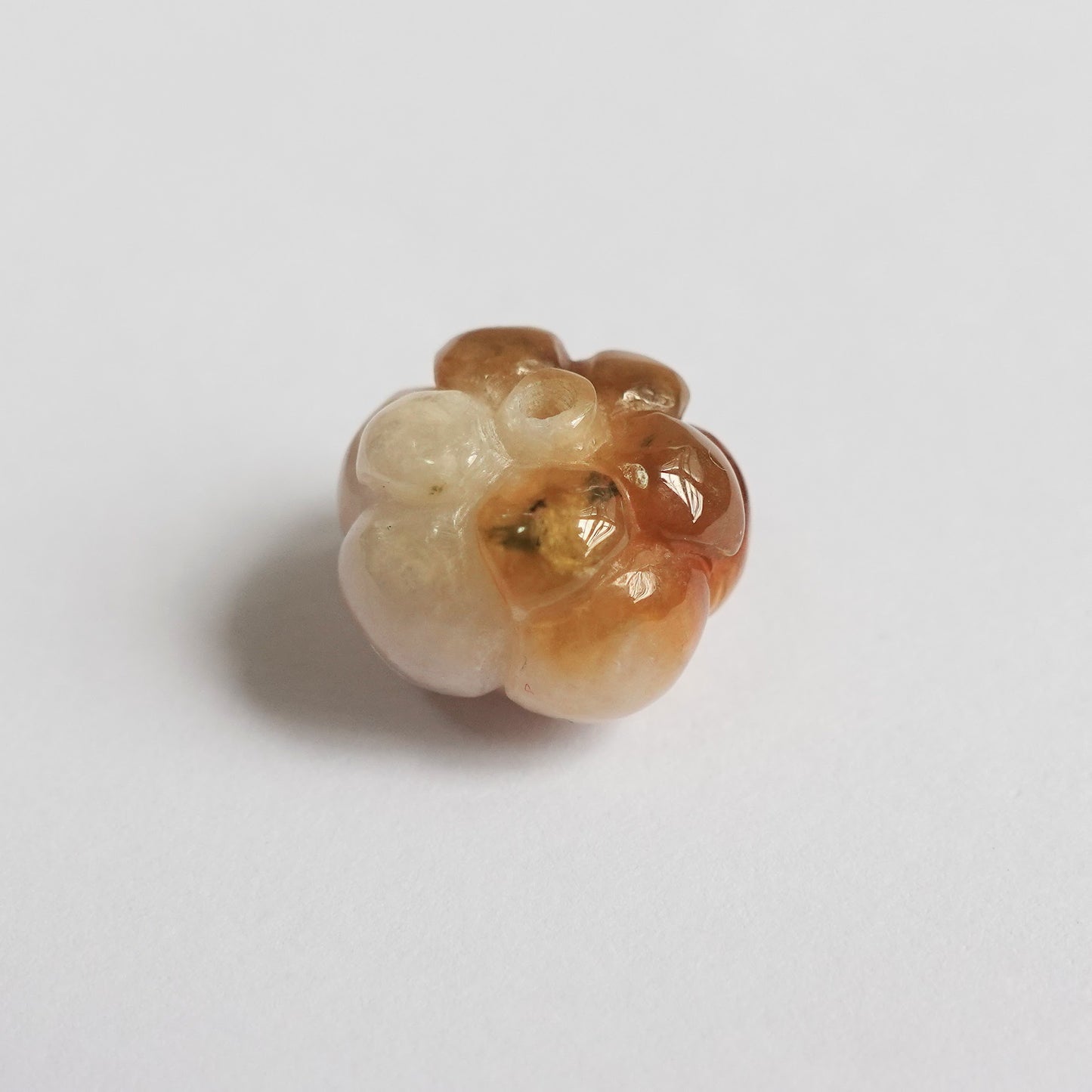 翡翠#STC424-黃翡蓮花