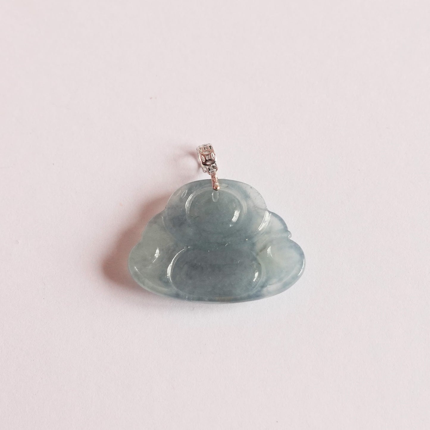 翡翠#STC307 - 冰紫彌勒佛