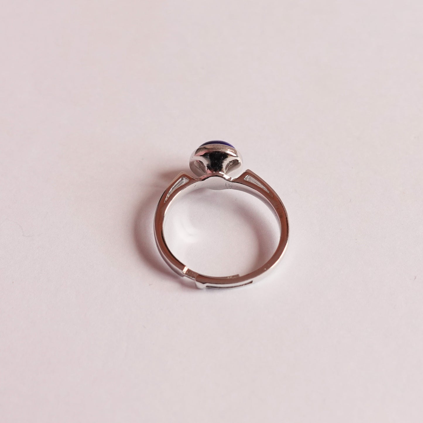 水晶#STC287-青金石銀戒指