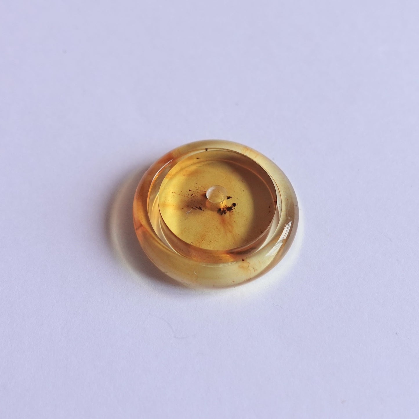 琥珀#STC379-緬甸茶珀戒子/吊墜