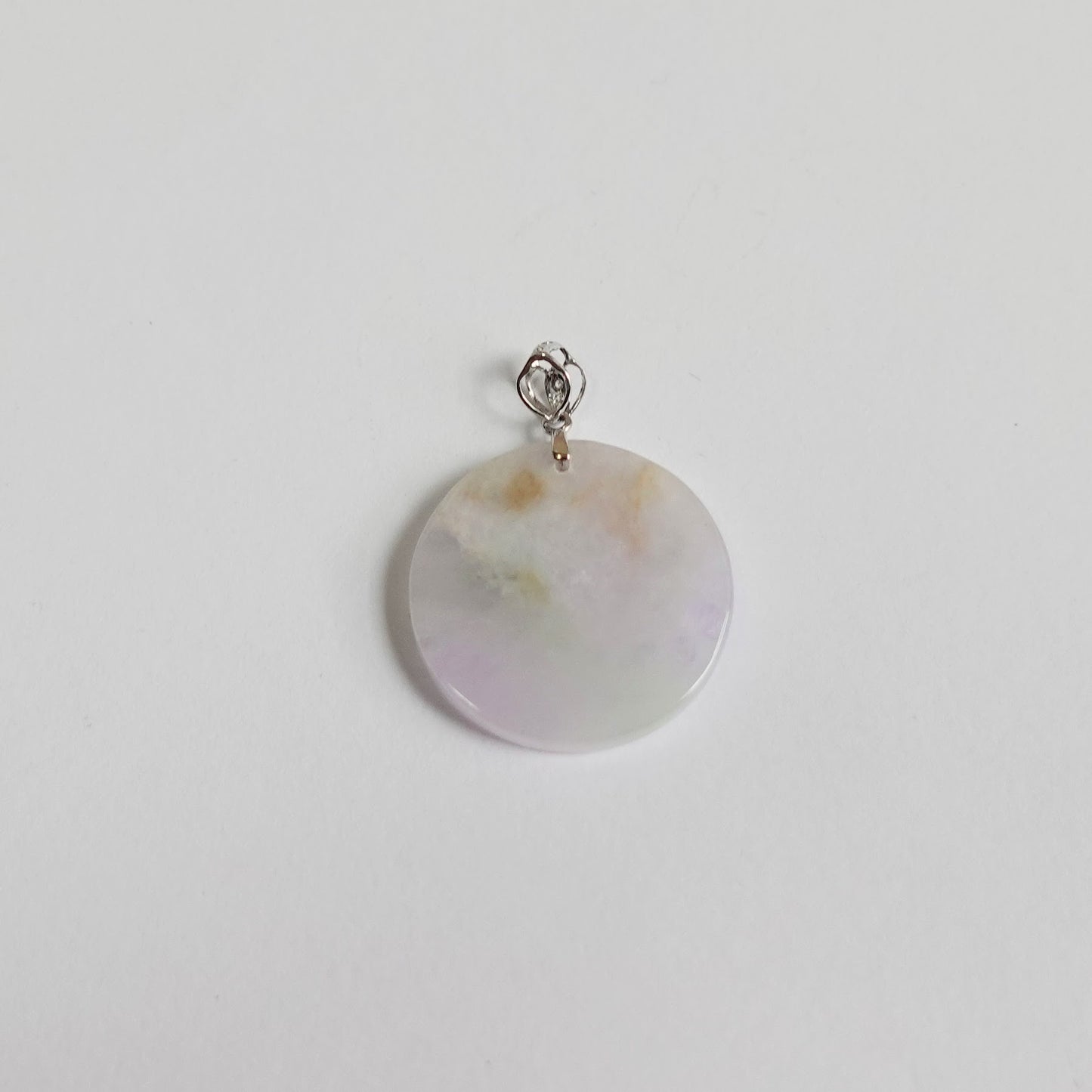 翡翠#STC282-紫羅蘭圓無事牌