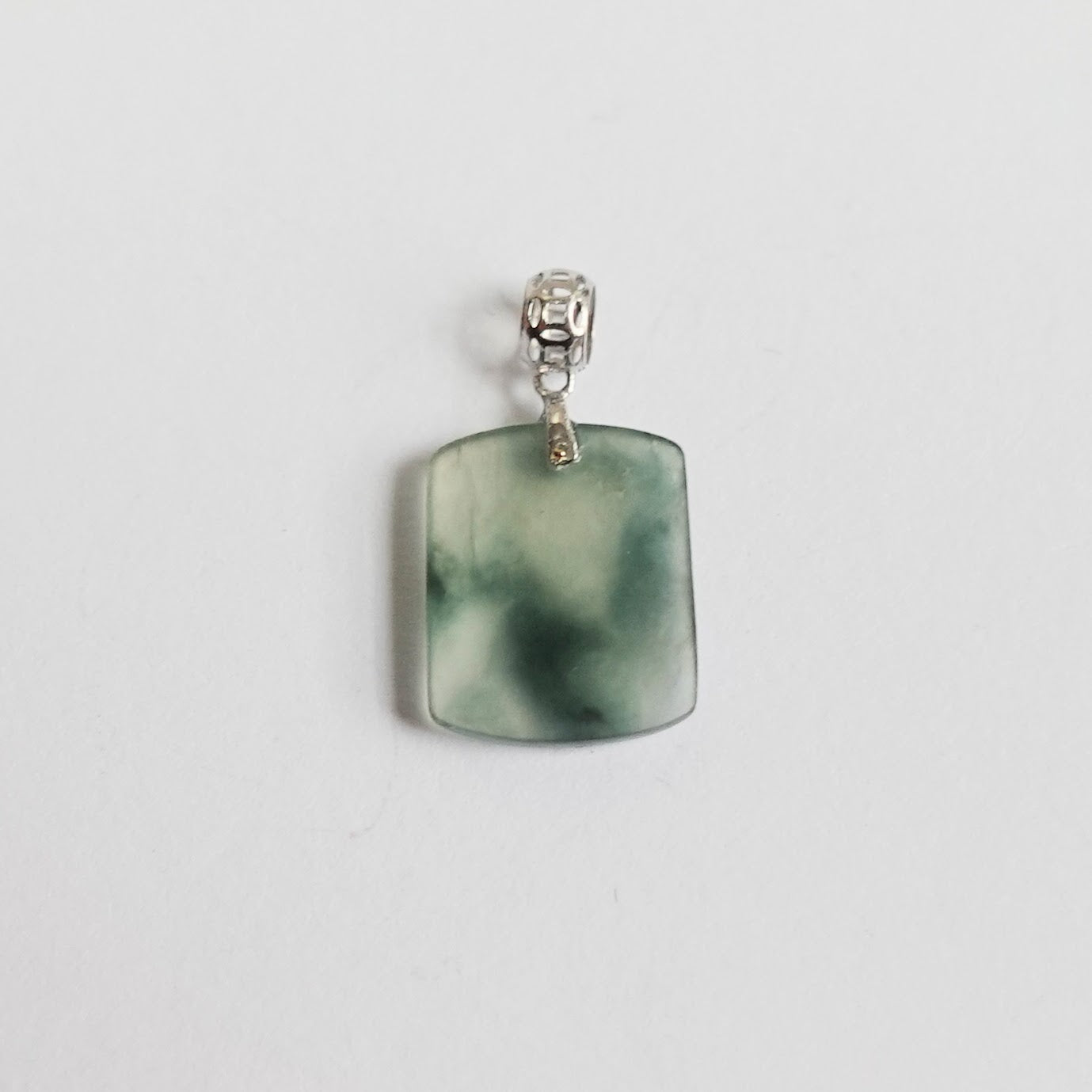 翡翠#STC349-冰飄花無事牌