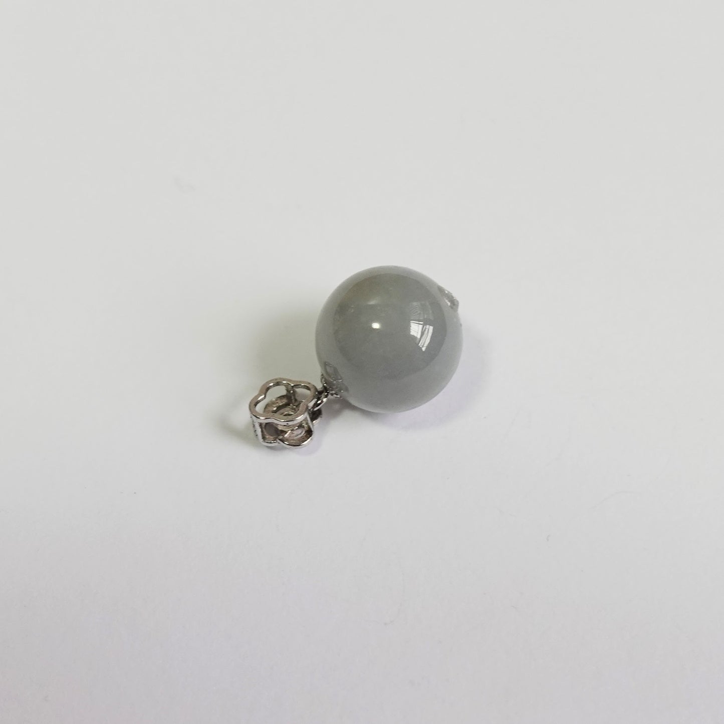 翡翠#STC113-紫羅蘭圓珠吊墜