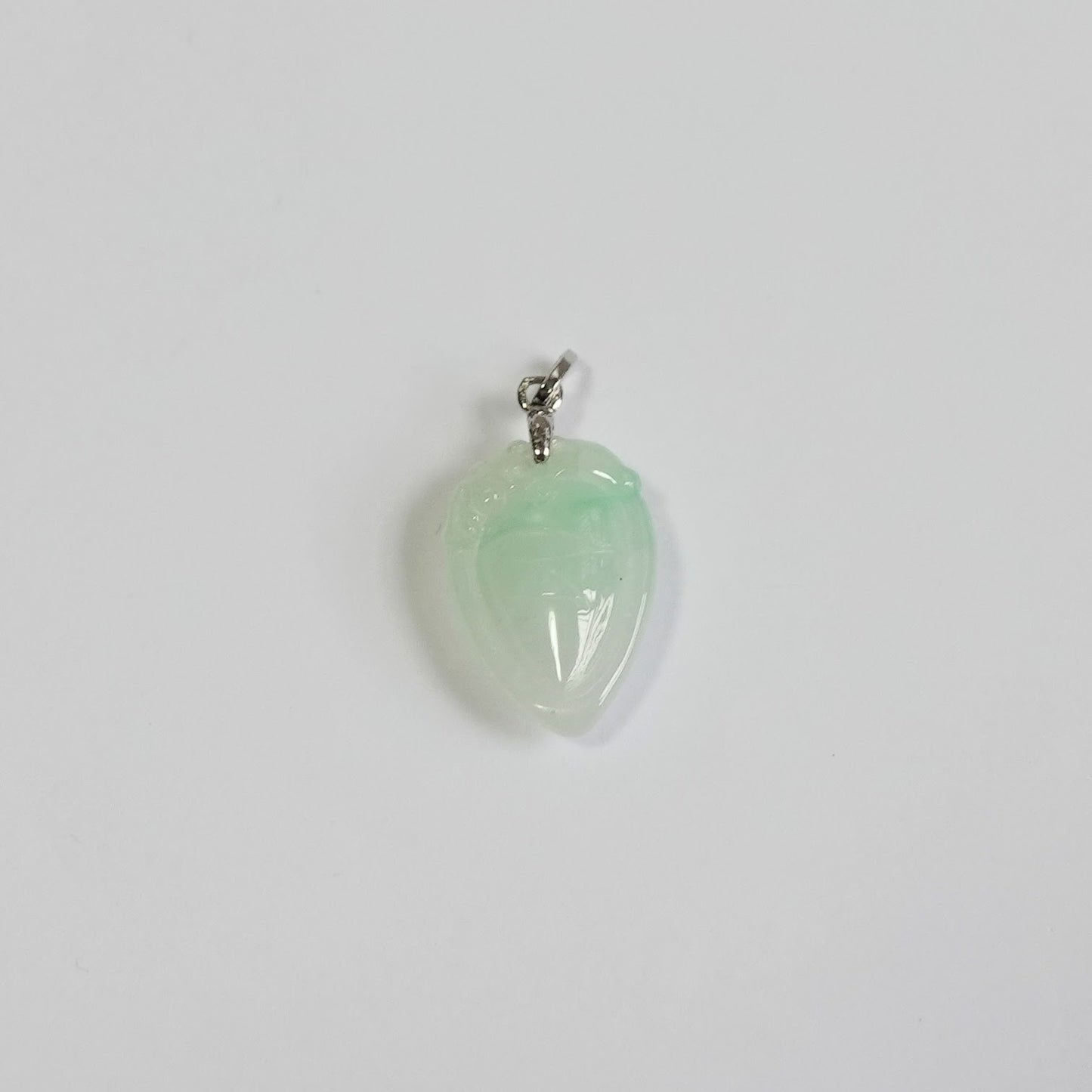 翡翠#STC272-糯冰飄花如意