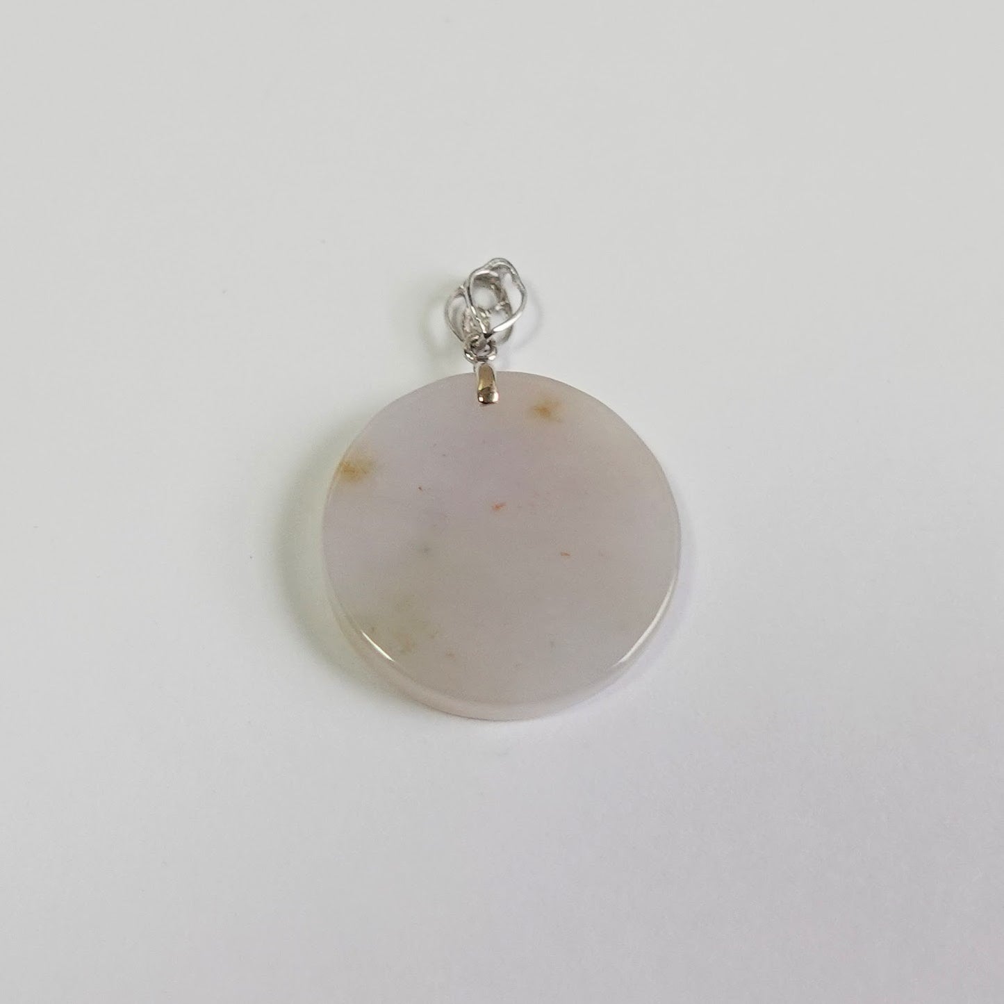 翡翠#STC146-紫羅蘭灑金圓無事牌