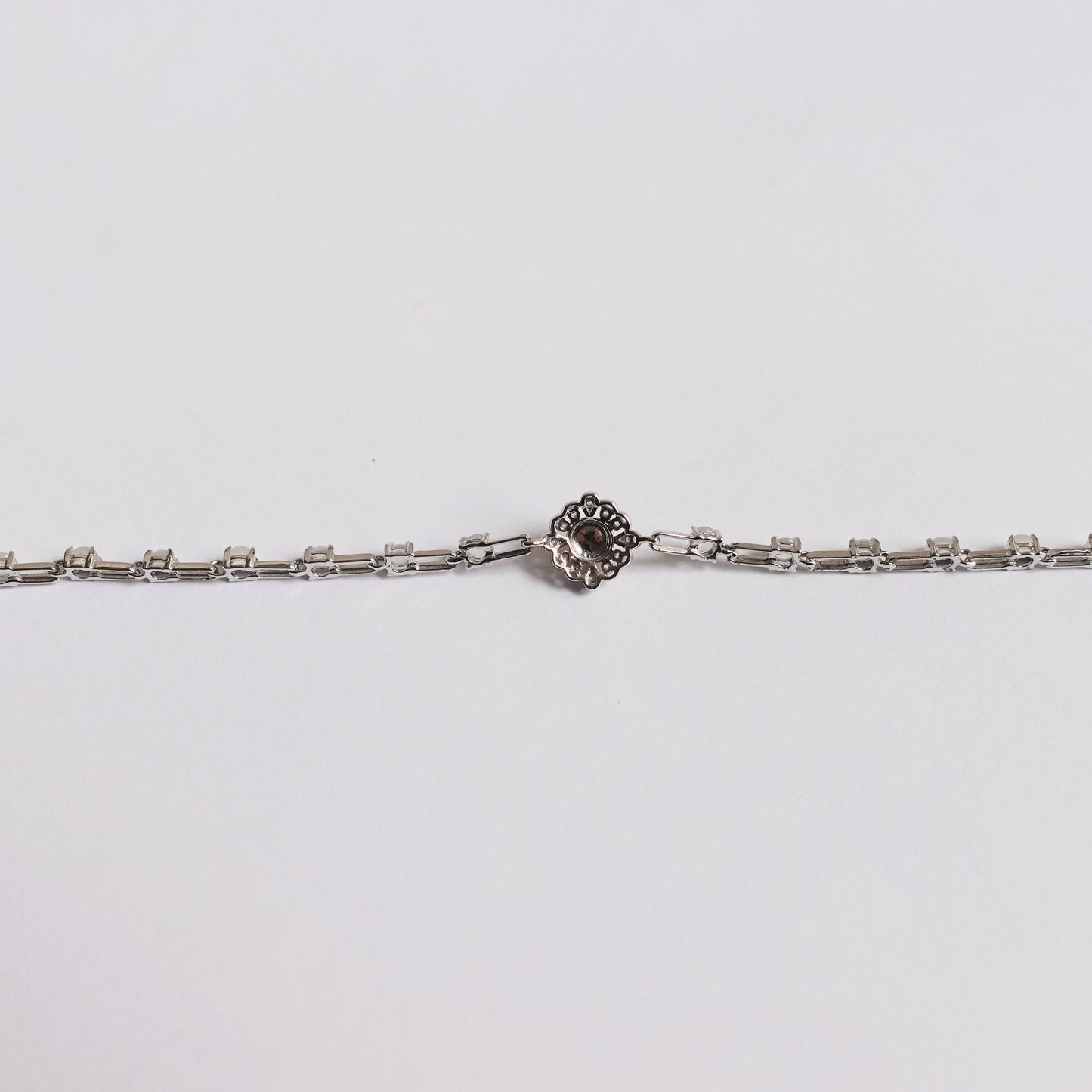 翡翠#STC334-冰黃/冰種蛋面銀手鏈