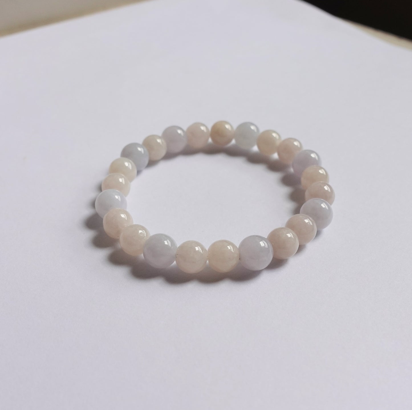 翡翠#STC077-紫羅蘭/黃翡手串