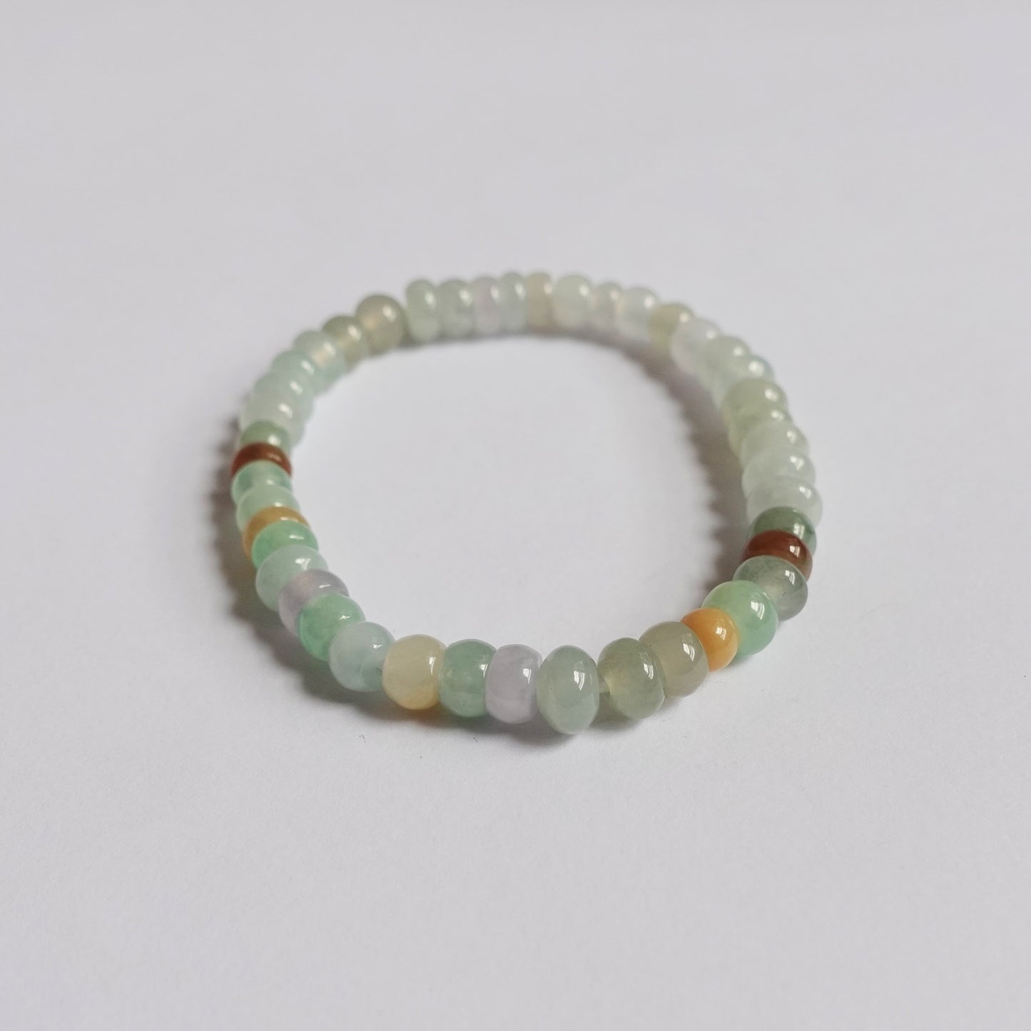 翡翠#STC073-冰多寶算盤珠手串