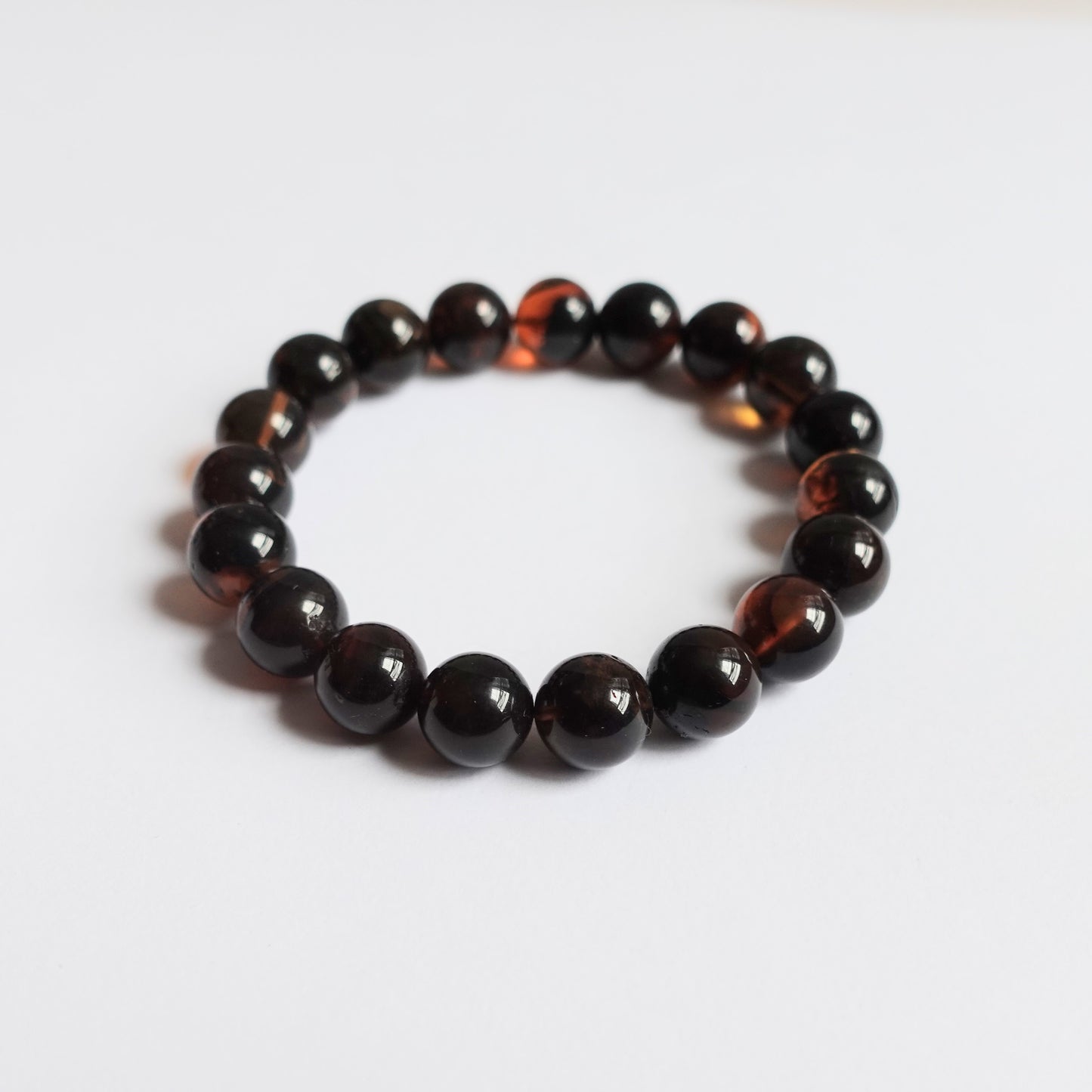 琥珀#STC382-緬甸植物珀手串