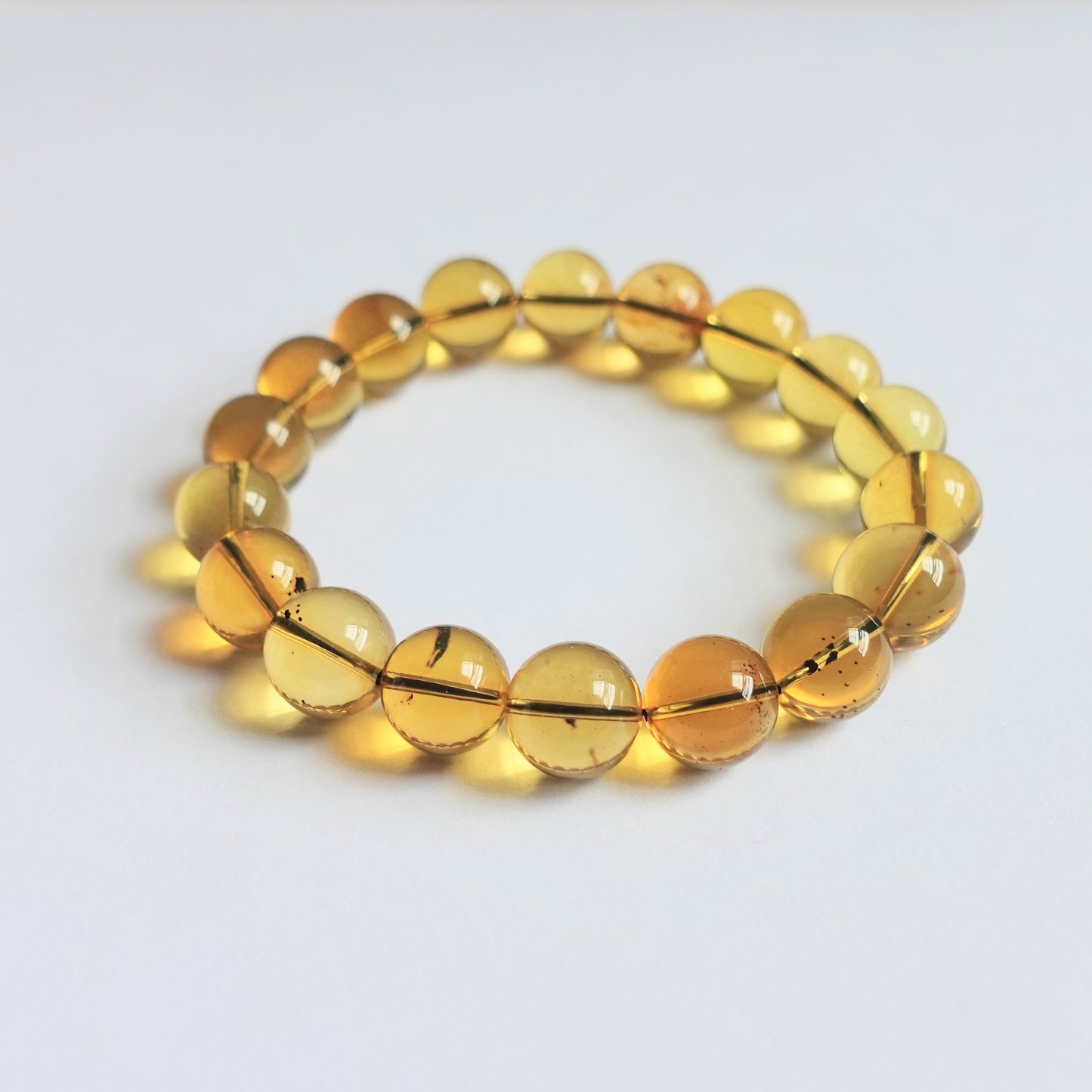 琥珀#STC193-墨西哥藍珀手串