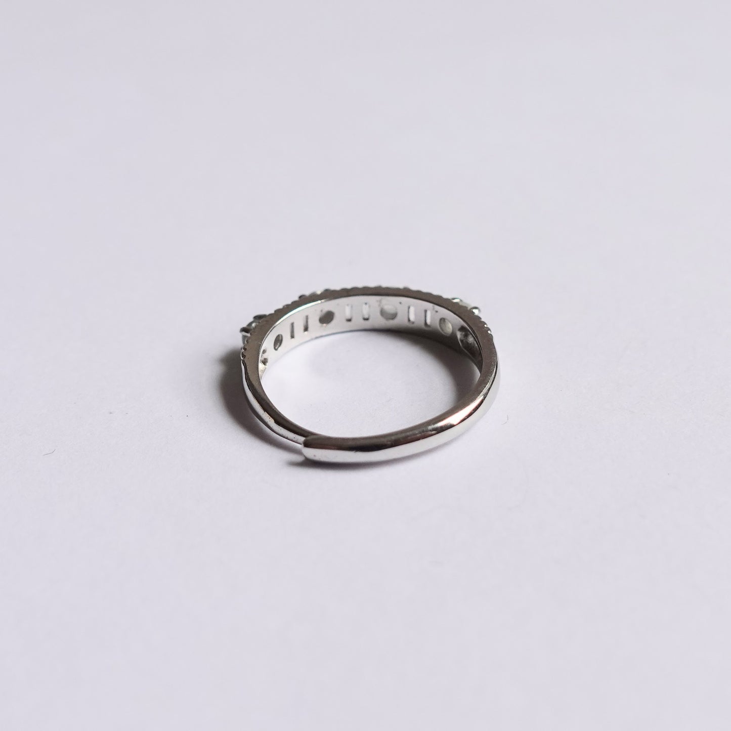 翡翠#STC160-冰種蛋面銀戒指