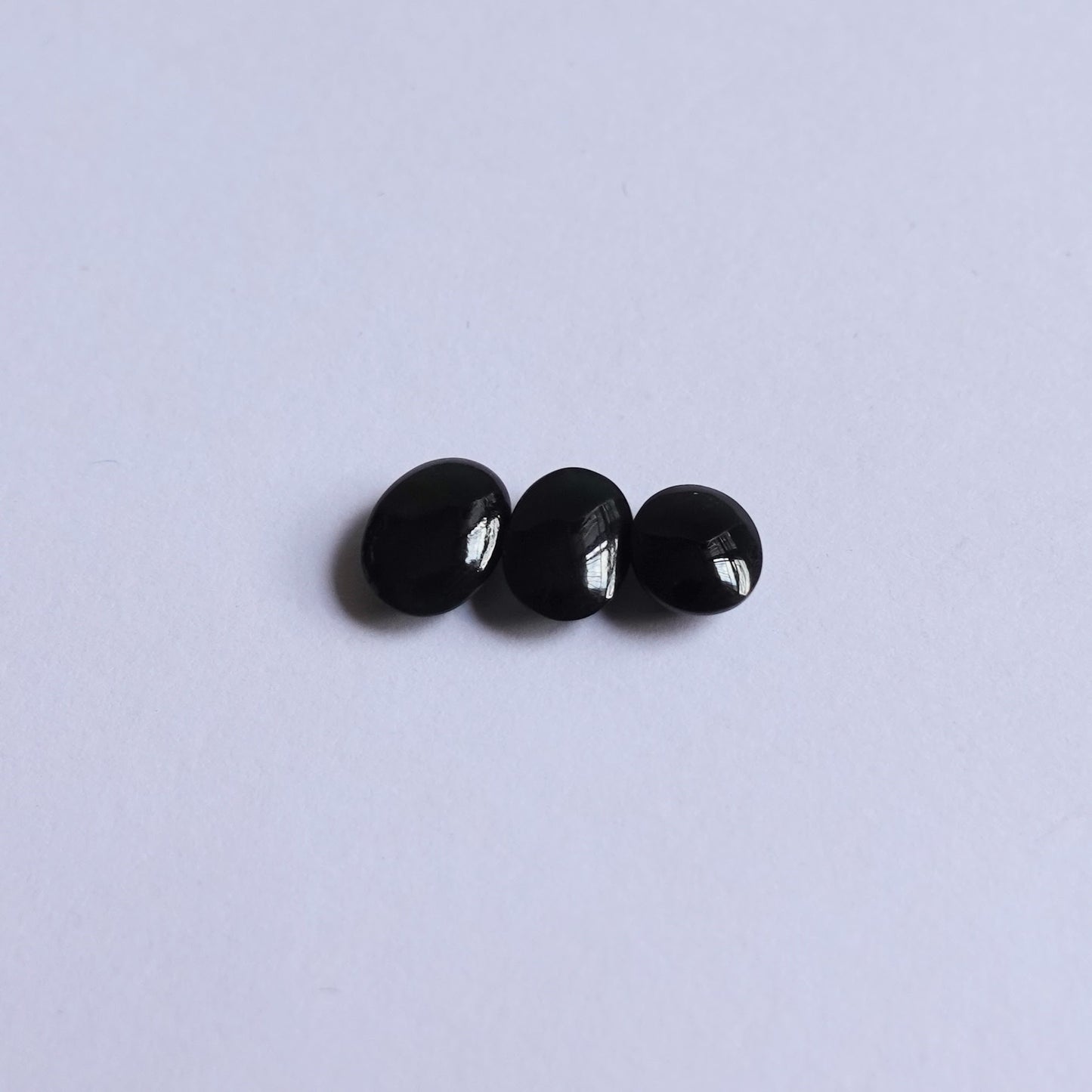 翡翠#STC221-老藍水蛋面 (三粒)