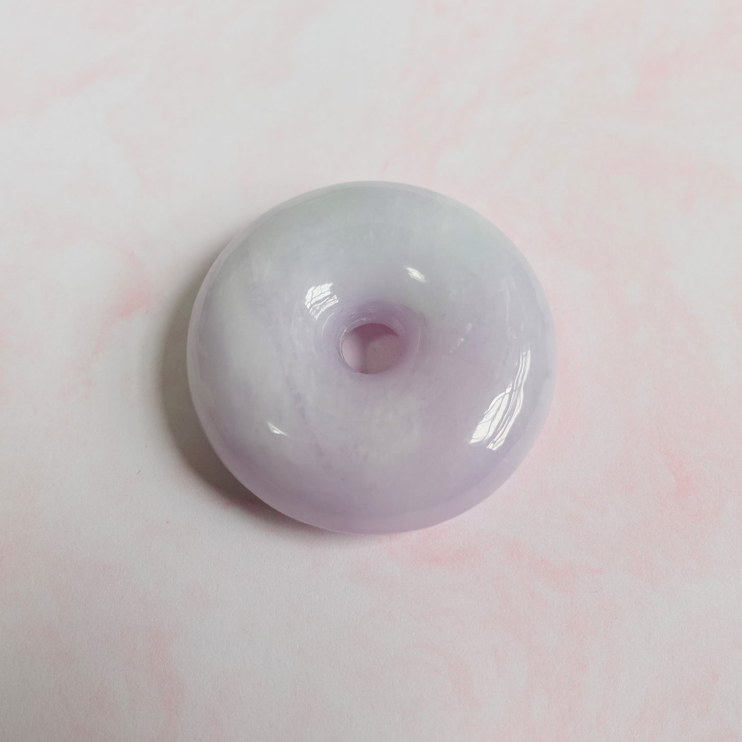 翡翠#STC510-紫羅蘭平安扣