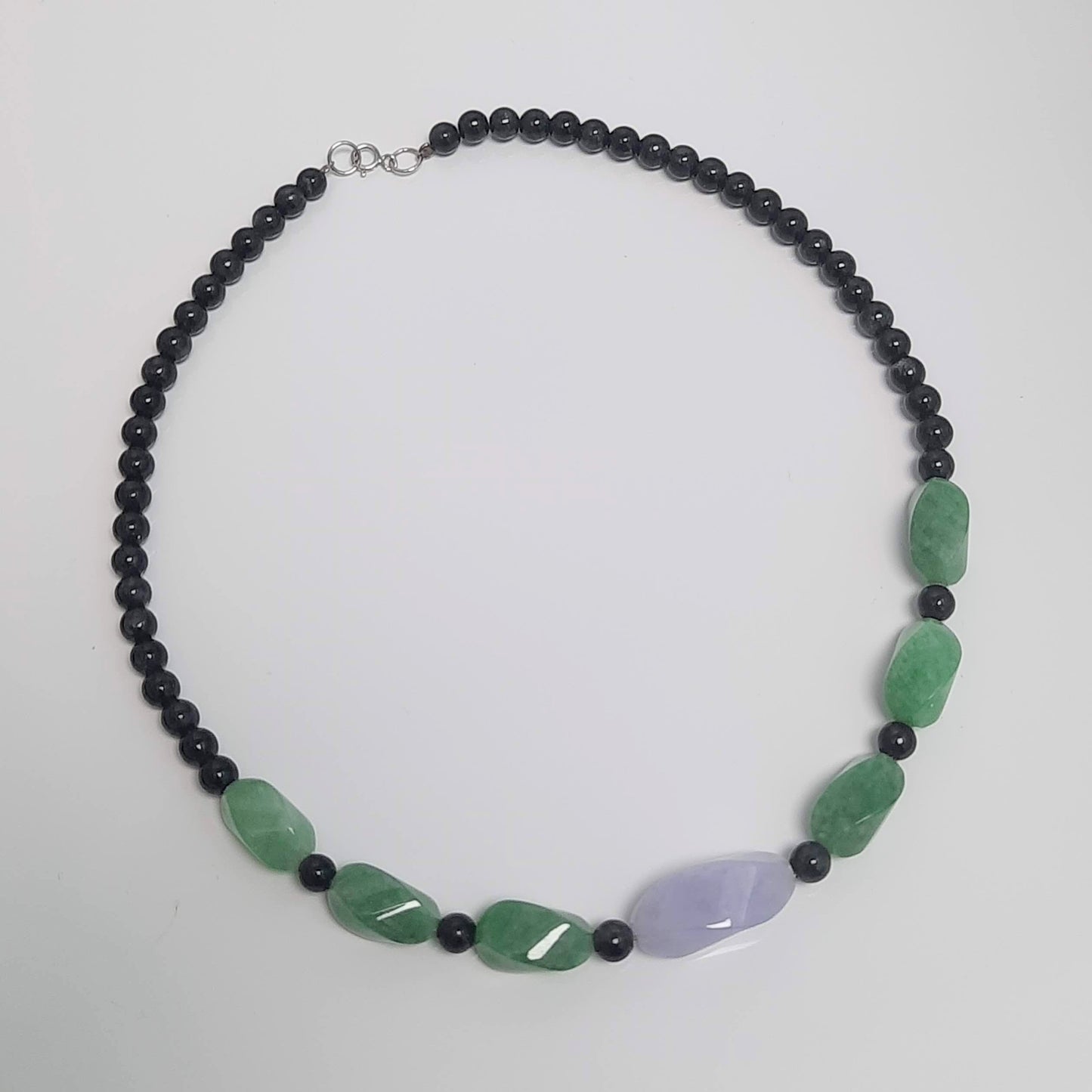 翡翠#STC246-紫羅蘭翡翠項鏈