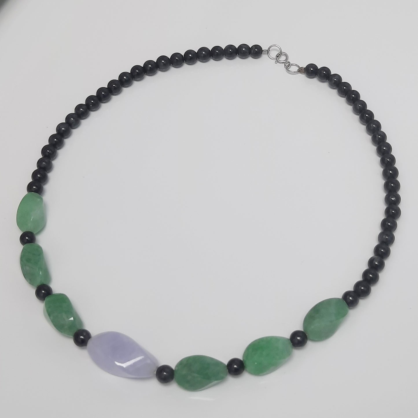 翡翠#STC246-紫羅蘭翡翠項鏈