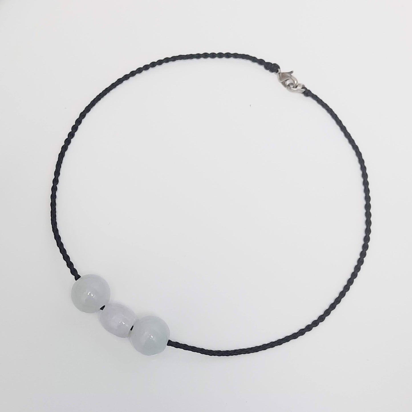 翡翠#STC248-紫羅蘭圓珠項鏈