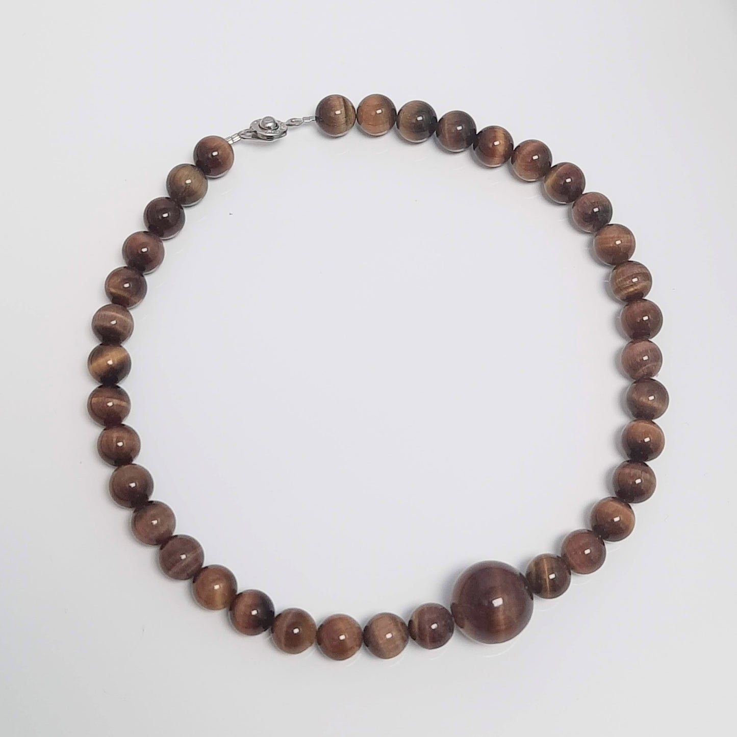 水晶#STC241-虎眼石項鏈