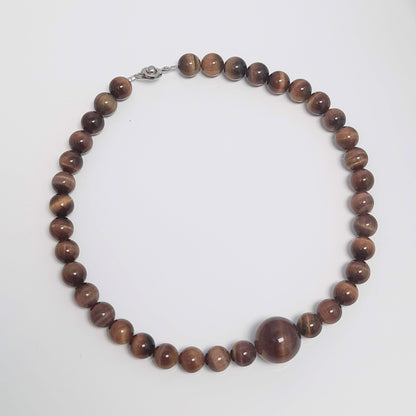 水晶#STC241-虎眼石項鏈